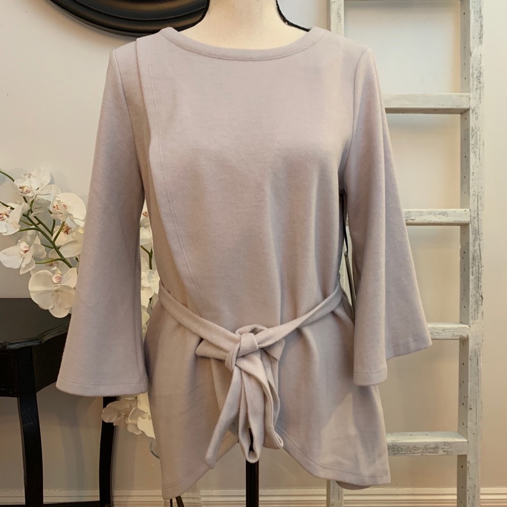 CLEARANCE ✨Sweater Front Wrap With Tie - Picture 5 of 8